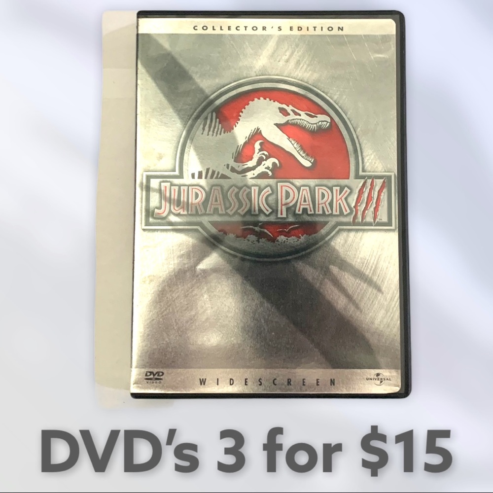 📀 Jurassic Park DVD movie 📀